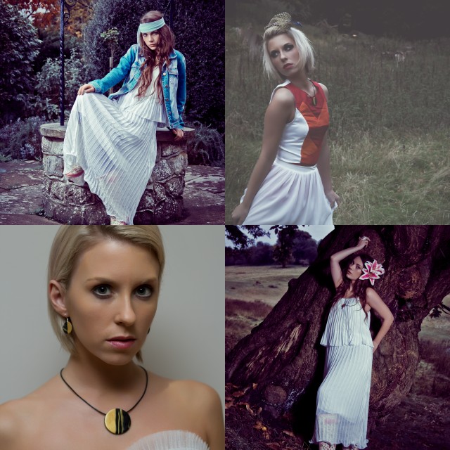 Female model photo shoot of Kamile Serstkova, Natalia Krajcikova and Mlk by Sam Gyang in Sevenoaks, clothing designed by ggspin-upcouture and Lili-Marie