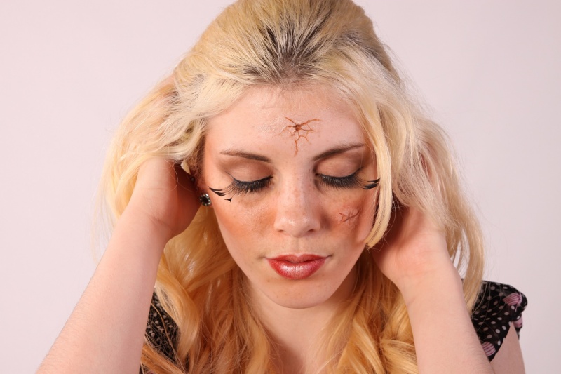 Female model photo shoot of miss blackeyeliner in Manchester