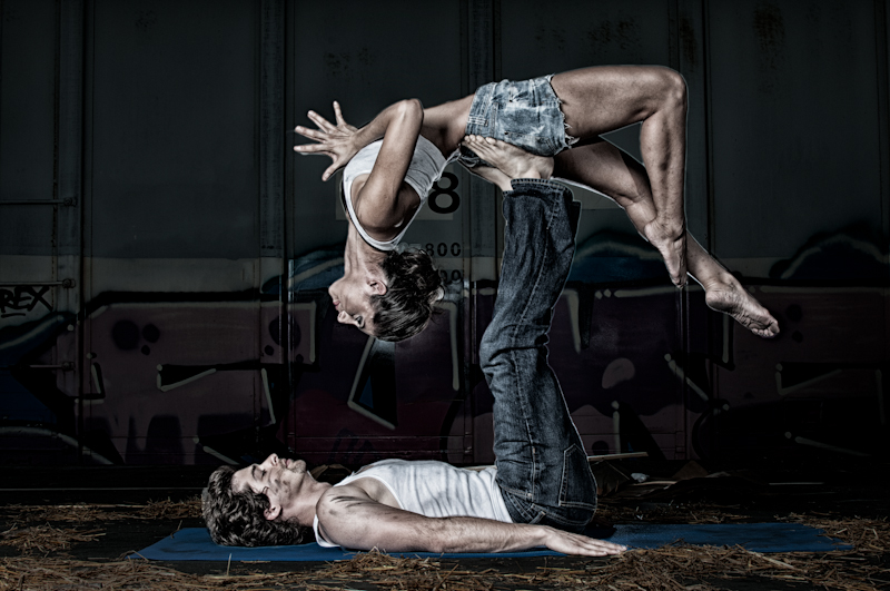 Male and Female model photo shoot of Reveiled Images and Jessica Yoga, makeup by Rose T Figueroa
