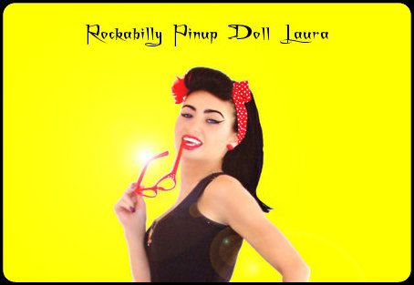Female model photo shoot of rockabilly pin up