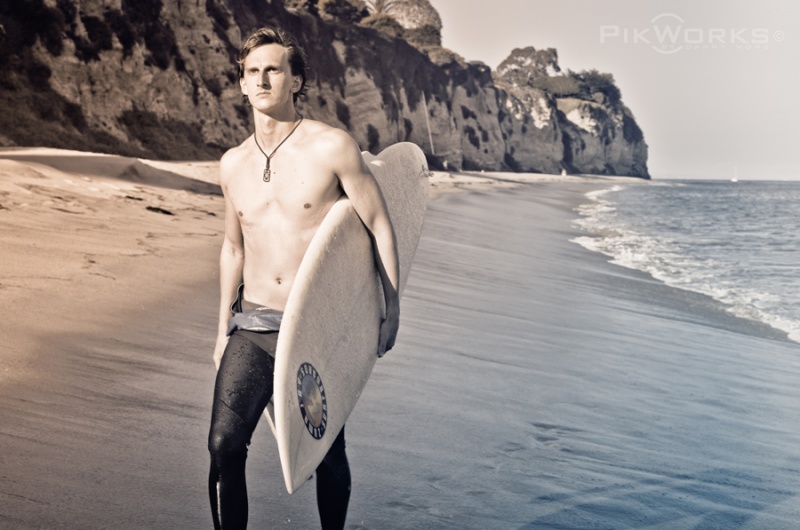 Male model photo shoot of Kurt Ratzlaff by PikWorks in Malibu, California