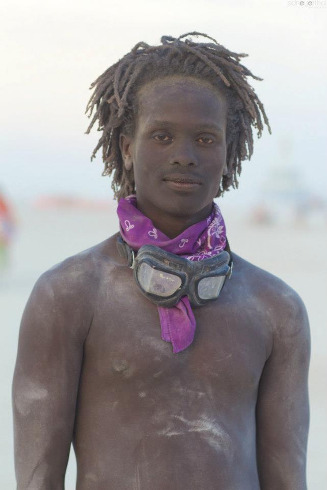 Male model photo shoot of Ishmael  in Burning Man - Black Rock Desert, Nevada