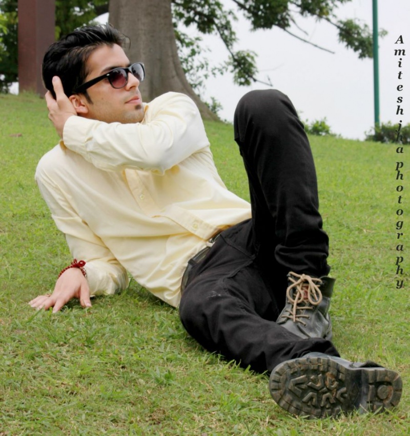 Male model photo shoot of Gourav Bhaskar  in Delhi