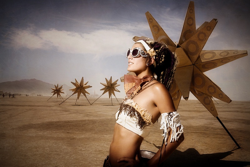 Male model photo shoot of Brentbat in Burning Man, Black Rock City, Nevada