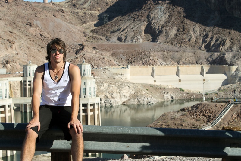 Male model photo shoot of Troy-FM in Hoover Dam