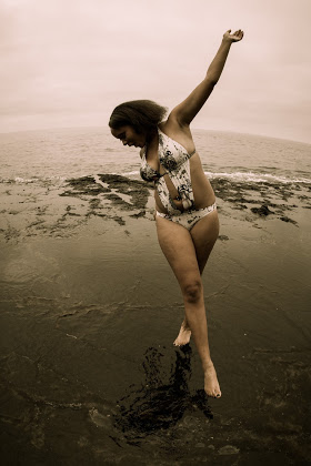 Female model photo shoot of nicole crystal goss by Don Heffern II in Laguna Beach