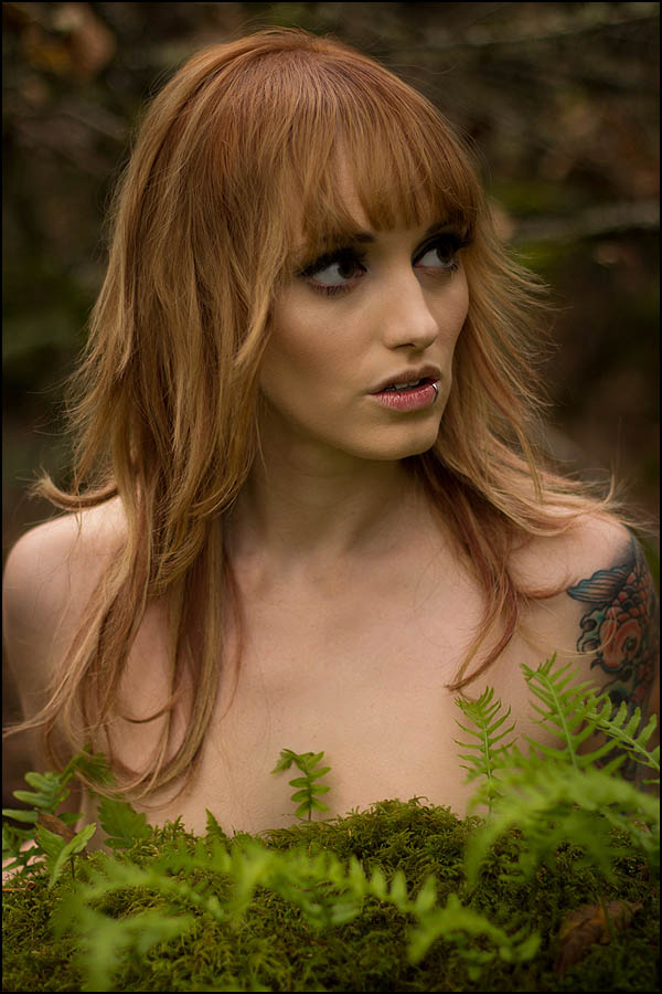 Female model photo shoot of Ame Alley by RedwoodForest