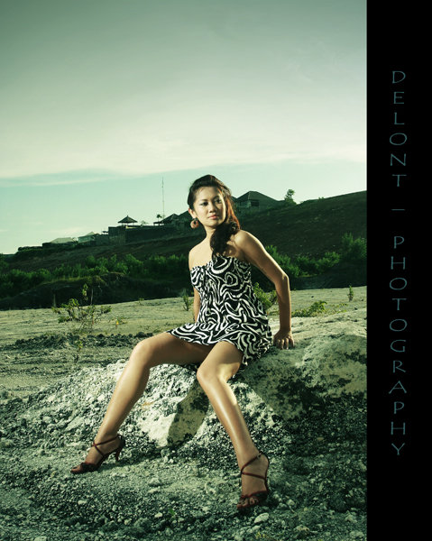 Female model photo shoot of Petite_KC in Bali island photoshoot