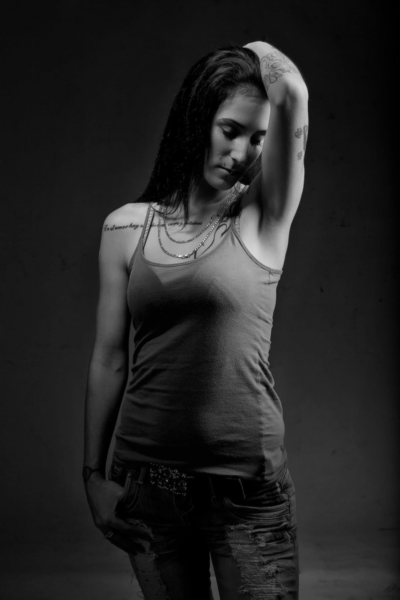 Female model photo shoot of Sarah Jean Bella by Tim Lingley