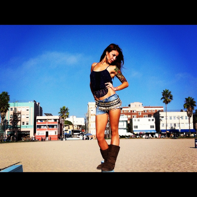 Female model photo shoot of Jessica Lynn Beaudry in Venice Beach