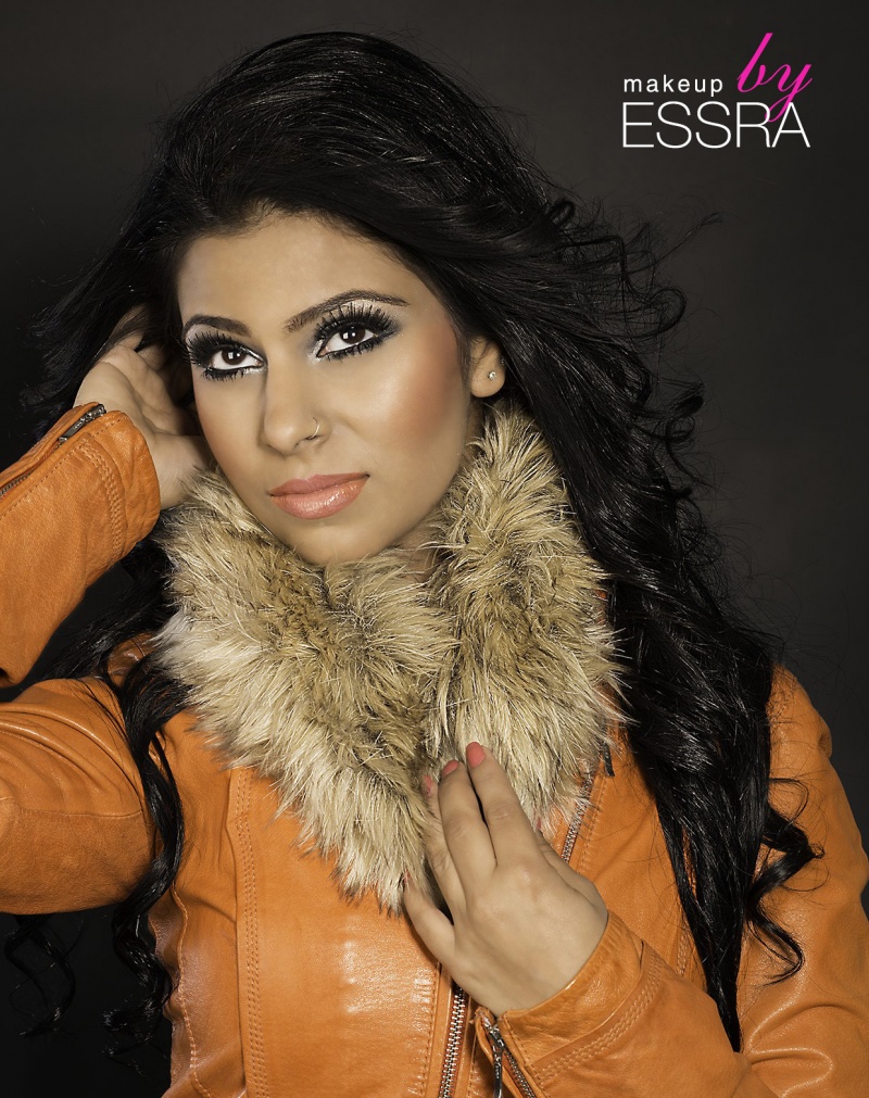 Female model photo shoot of Makeup by Essra in AR Photography