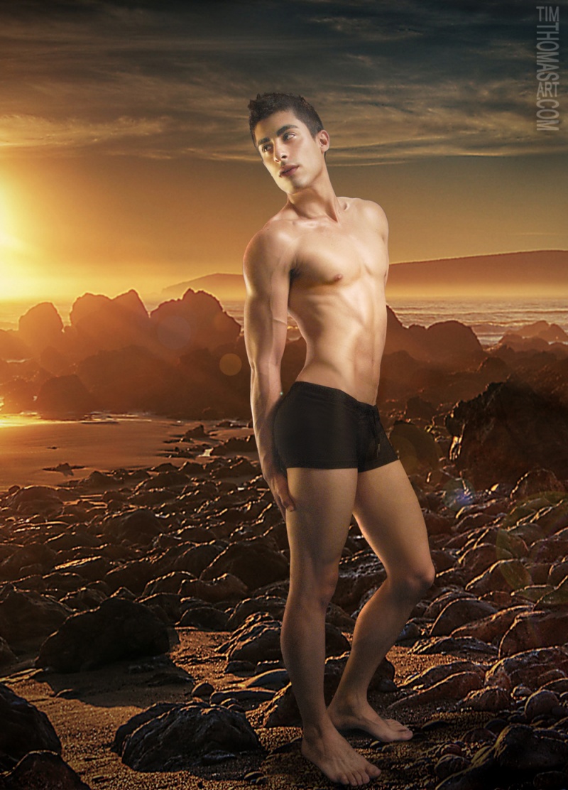 Male model photo shoot of Gabriel Gruwell by TimThomasArt