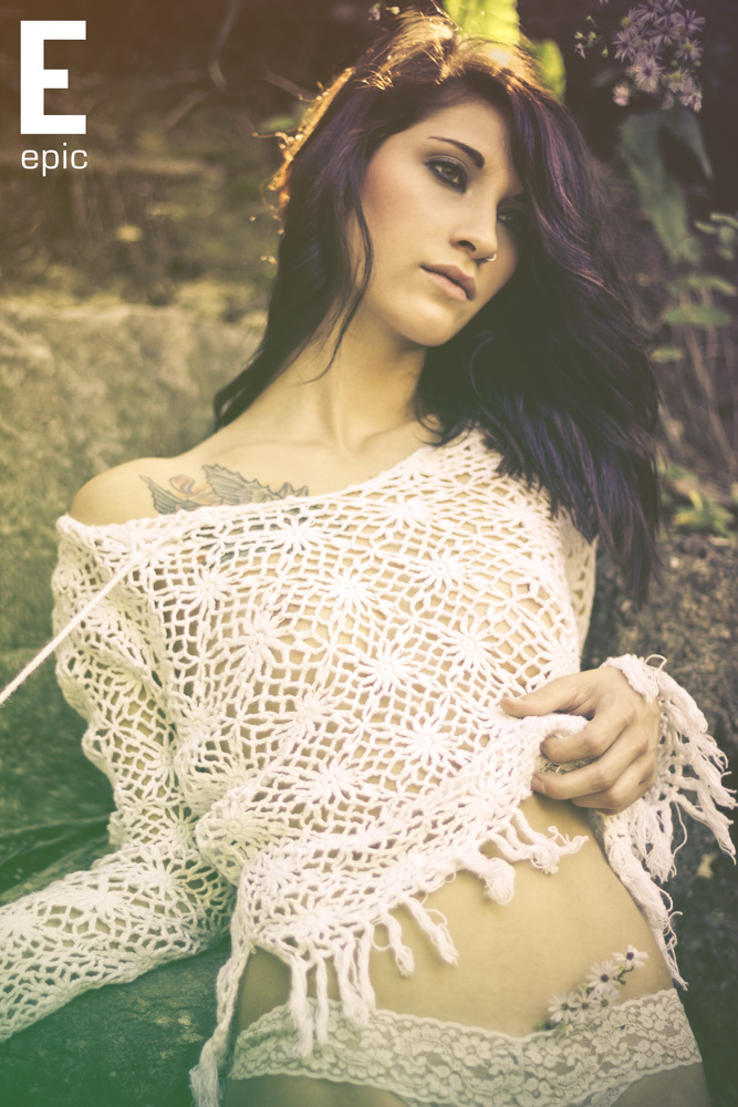 Female model photo shoot of Julea Viola by Epic