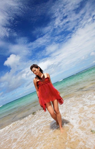 Female model photo shoot of Petite_KC in Bali Island