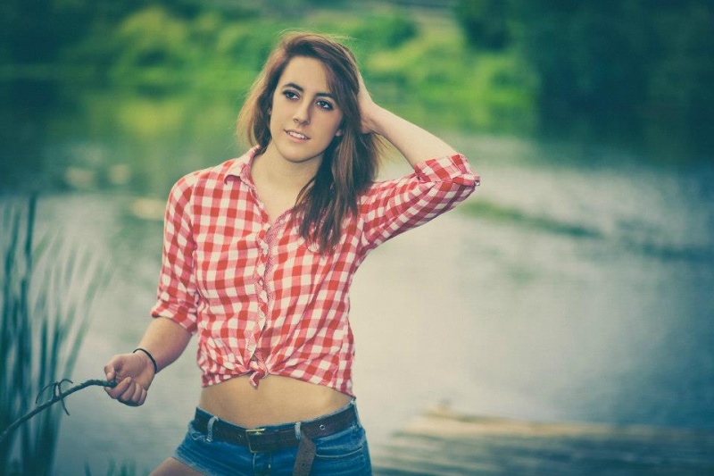 Female model photo shoot of Carly Freeze in Crystal Lake, IL