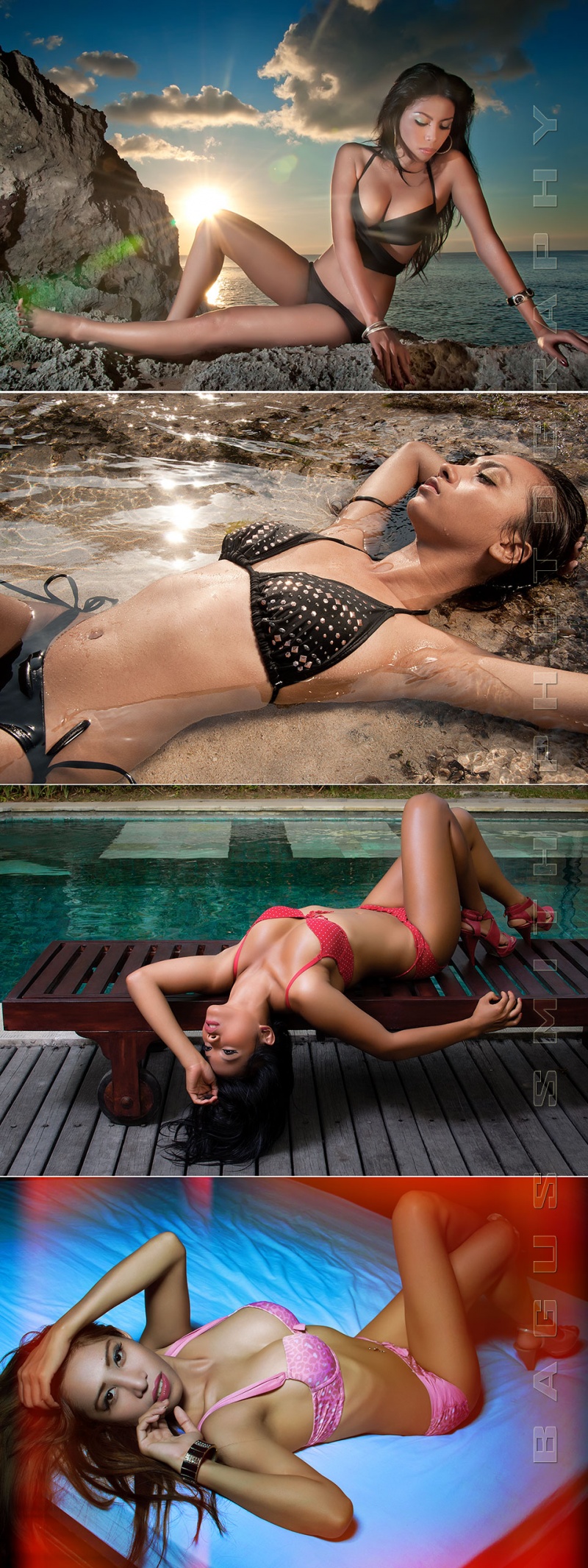 Male and Female model photo shoot of 8Smith, san-san cie, Ana Vampire and Fabiola Cadalurva in Bali