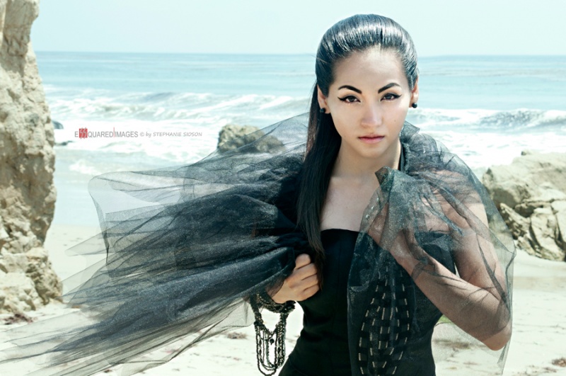 Female model photo shoot of Stephanie Sioson in Malibu Beach, California