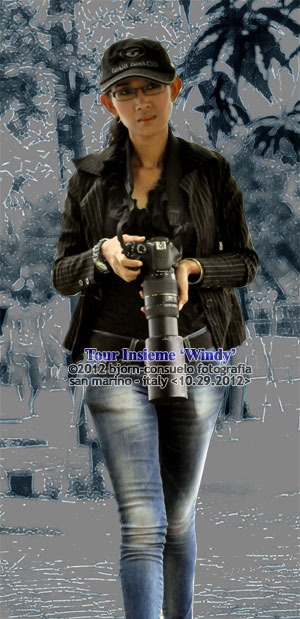 Female model photo shoot of Nurmalia Windy  in San Marino