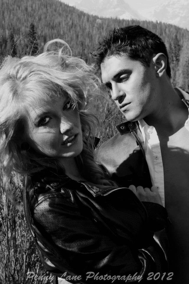 Male and Female model photo shoot of Joshua Pharris and Bailey Marie Harper by Penny Lane Photography in Estes Park, CO