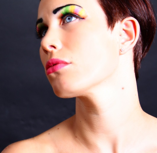 Female model photo shoot of Hollie W Makeup