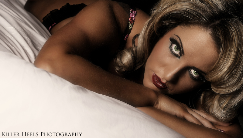 Female model photo shoot of Lisa Burgess by KillerHeelsPhotography in Malmaison, Aberdeen