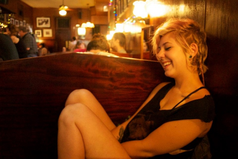 Female model photo shoot of Erin Gerety in Joe's Inn, Richmond, VA