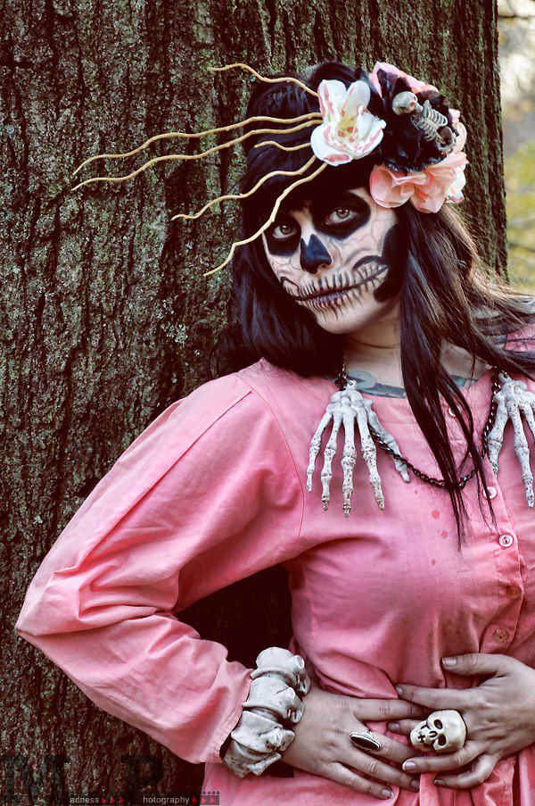Female model photo shoot of Royalistic by Madness Photography in Prospect Park, makeup by Tabitha Rachel, clothing designed by Divine Grotesque