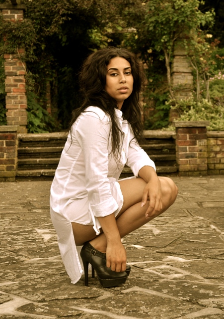 Female model photo shoot of Catiaa Fonseca in Somewhere sacred