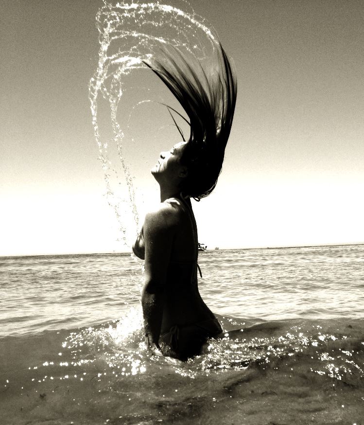 Female model photo shoot of angelareid in Beach