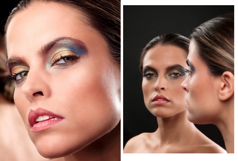 Female model photo shoot of Jo Makeup Art