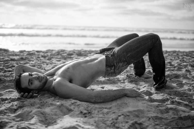 Male model photo shoot of Coco Arreola in Blacks Beach, San Diego CA