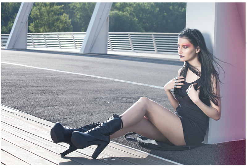 Female model photo shoot of Diana Gabrielli in Rome, Ponte della Musica