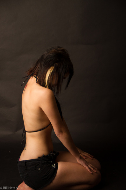Female model photo shoot of MsMurderScene by Bill Hately