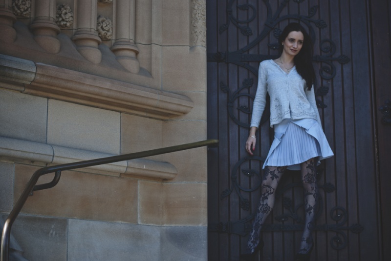 Female model photo shoot of Melissa Hanes in Sydney, clothing designed by FIT Promotions