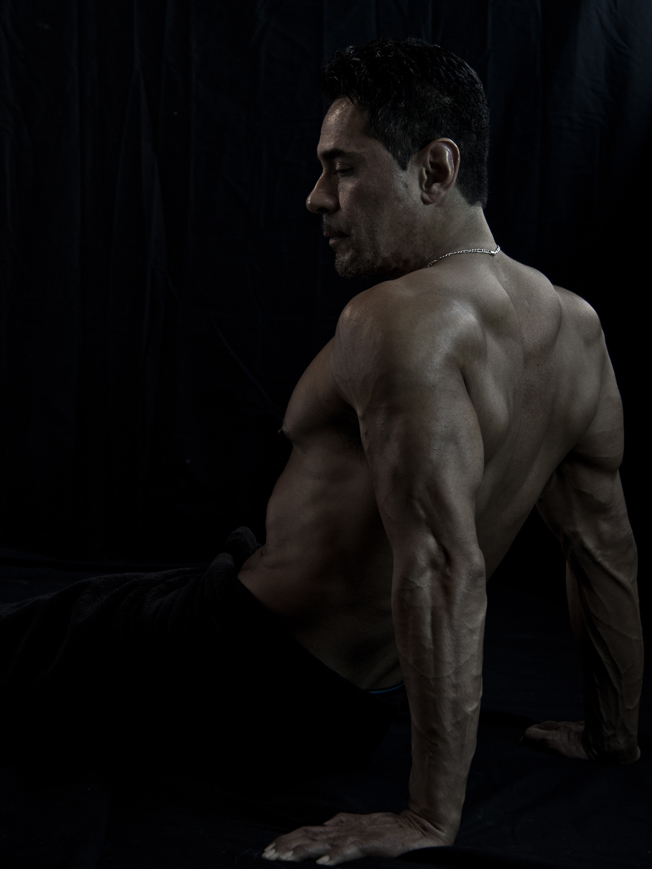 Male model photo shoot of FitPro Photography in Muscle Mansion, California