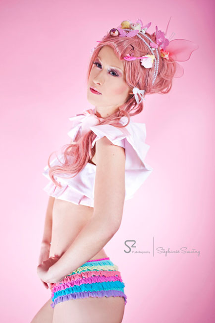 Female model photo shoot of Pinkification