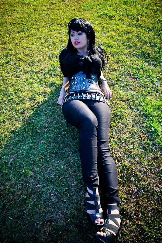 Female model photo shoot of DaRa Delirium by nO Name in Forest Home Cemetery