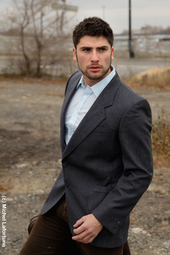 Male model photo shoot of David Leonardo by Portfolios Lft in Laval