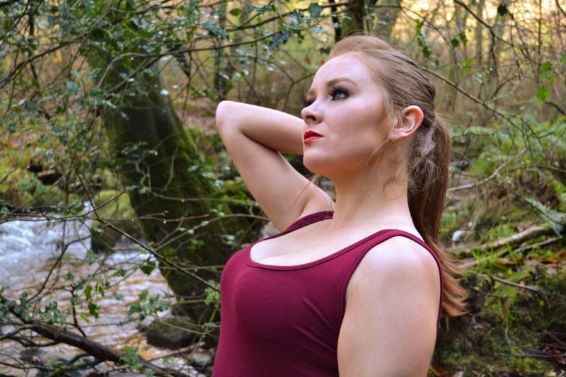 Female model photo shoot of Foxy Locks