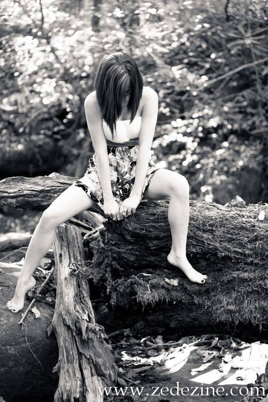 Female model photo shoot of Chelsey Yuvonne Perkins by Brad Beck Photography in Roaring Forks in Gatlinburg, TN