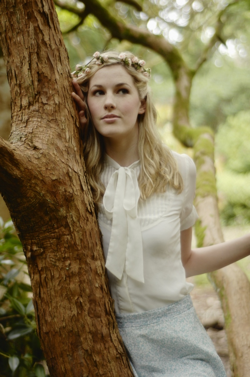 Female model photo shoot of Una Howley in Mount Congreve, Waterford