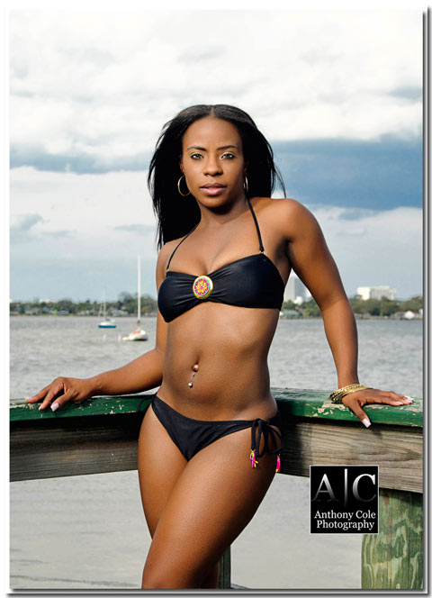 Female model photo shoot of Harmoni Sweetz in daytona beach, FL