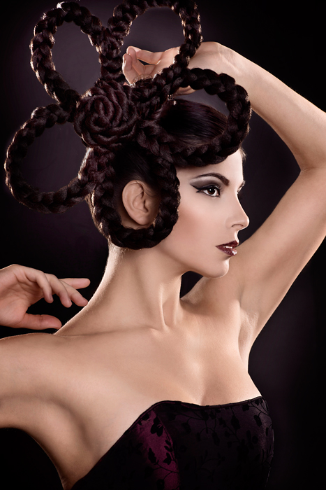 Female model photo shoot of Hair by Pelerossi and Vita Bussola  by LMG Images