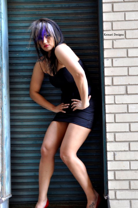 Female model photo shoot of Nicdali  in Downtown Tulsa