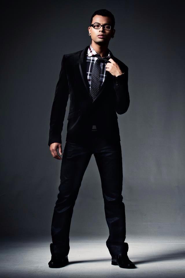 Male model photo shoot of David Yu Designs