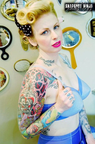 Female model photo shoot of SnapShotNinja in Gypsy Rose Salon, San Jose, CA