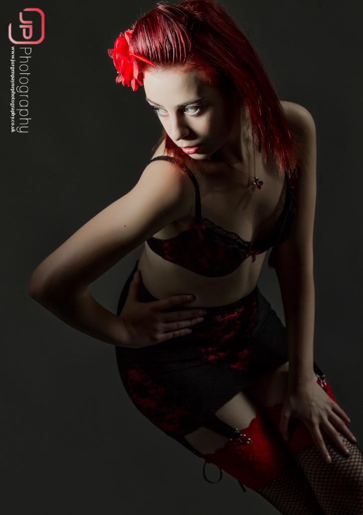 Female model photo shoot of Cherry LaRoux by Rubicon Photography in Studio Nottingham