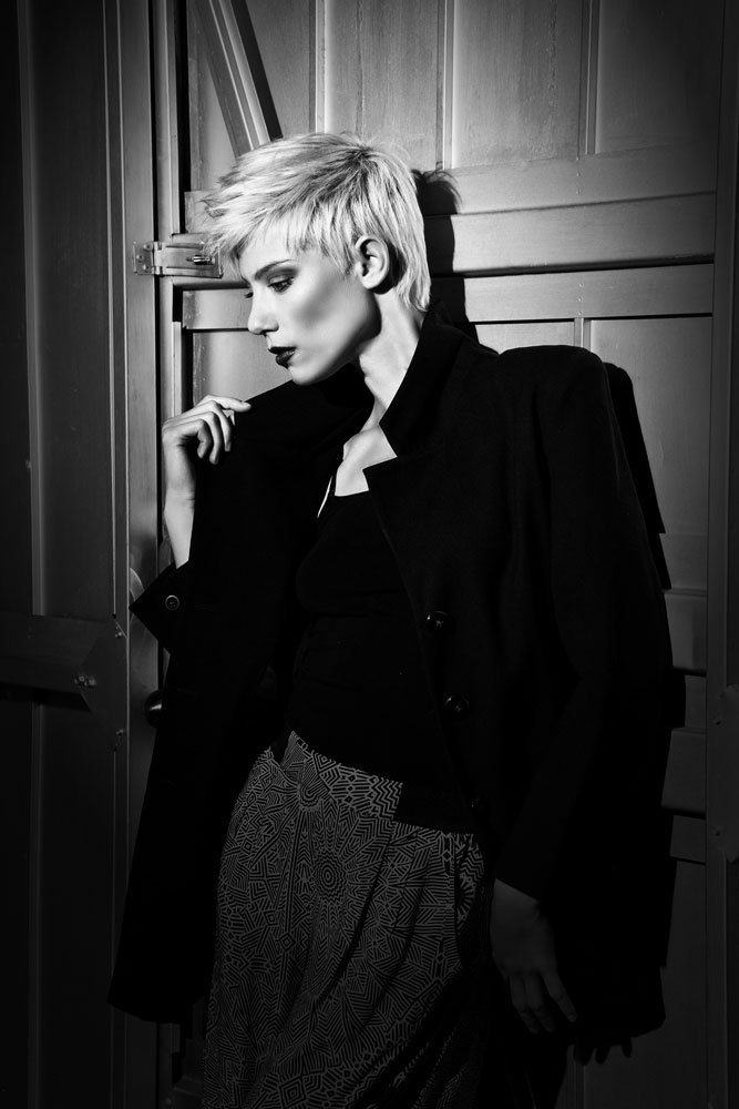 Female model photo shoot of Marie Christina by Wayne Cutler, makeup by Taryn Feldt MUA