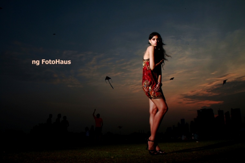 Female model photo shoot of Ng Photography in Marina Barrage