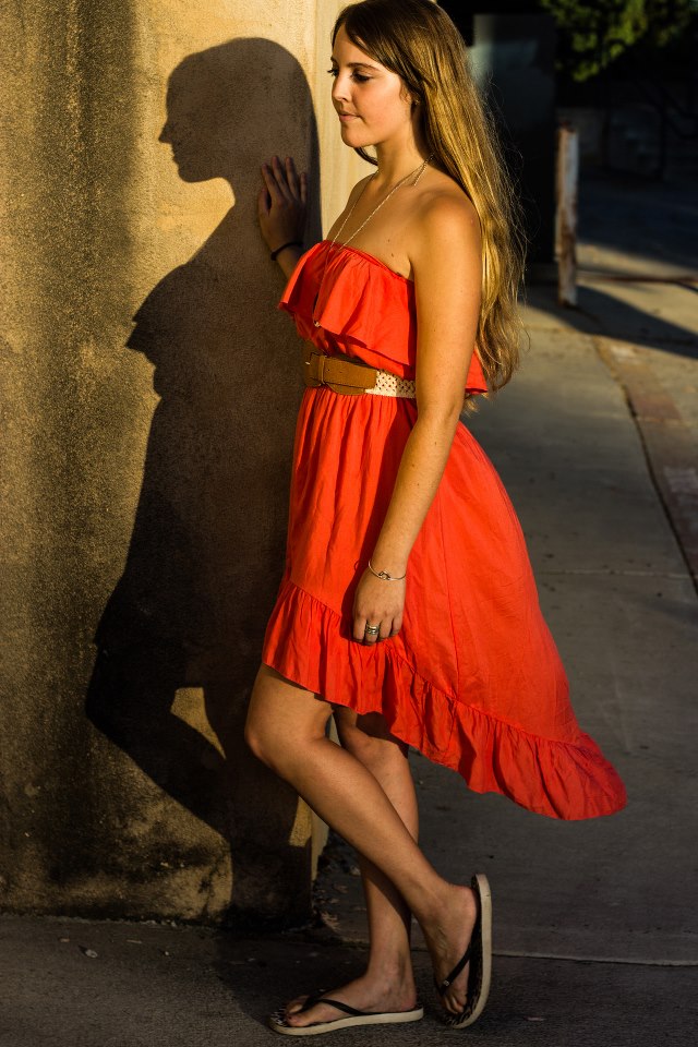 Female model photo shoot of Marie Bravo in balboa park